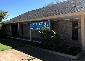Outside view of Amaze Dental office in DeSoto