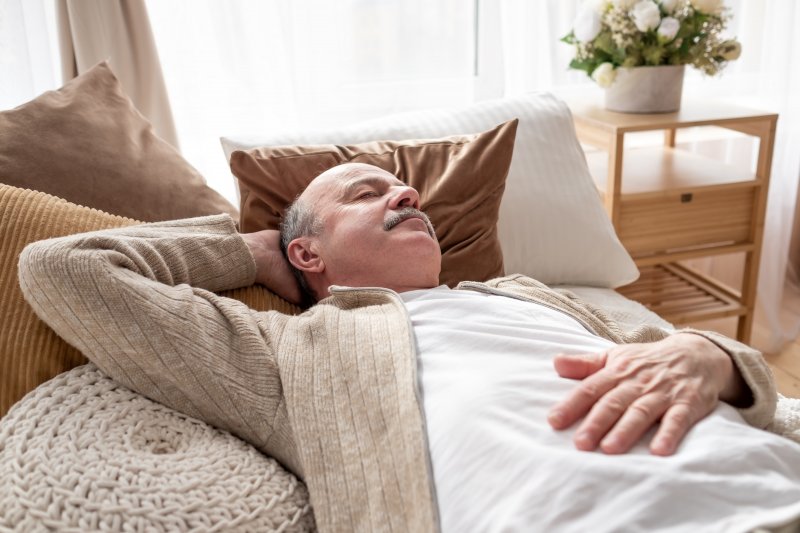 Man resting